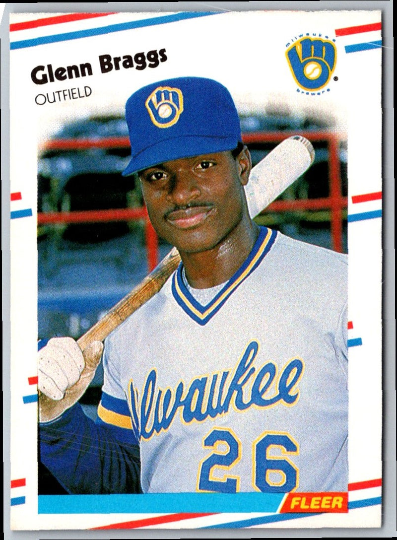 1988 Fleer Glenn Braggs