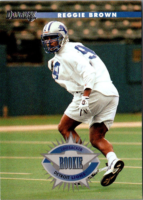 1996 Donruss Reggie Brown #218 Rookie