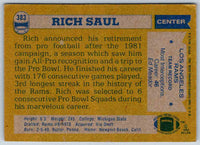 1982 Topps Rich Saul #383