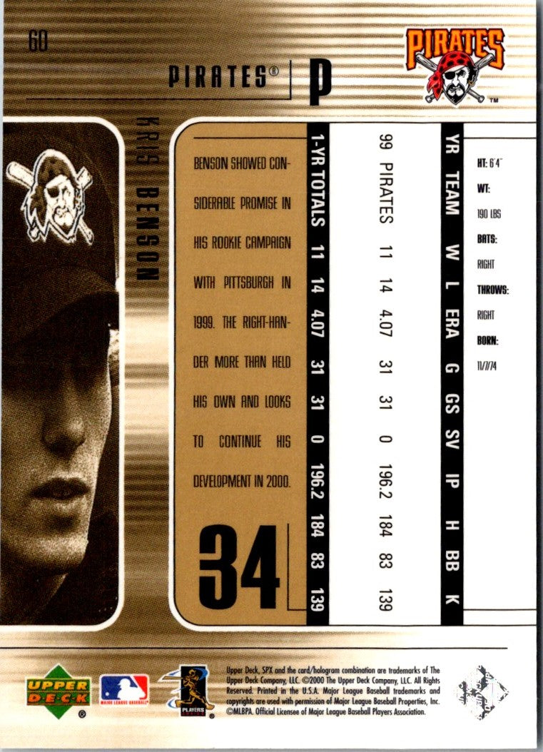 2000 SPx Kris Benson