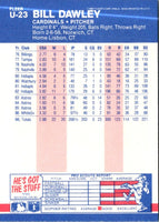 1987 Fleer Update Glossy Bill Dawley #U-23