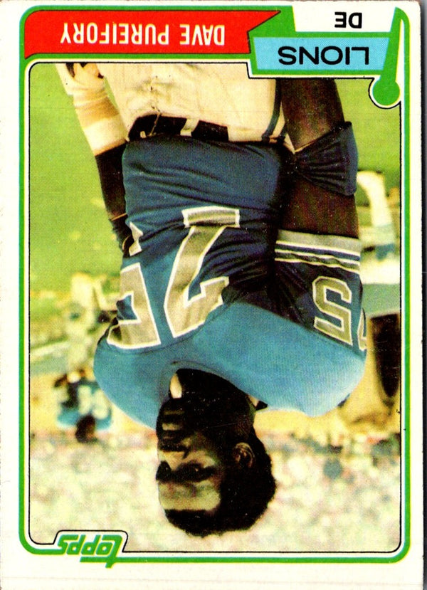 1981 Topps Dave Pureifory #296