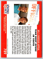 1990 Pro Set NFL Team Shop NR #789