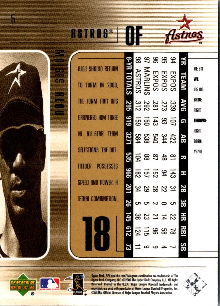 2000 SPx Moises Alou