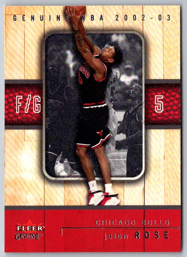 2002 Fleer Genuine Jalen Rose #56
