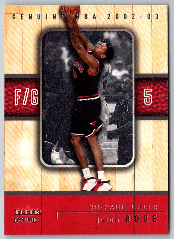 2002 Fleer Genuine Jalen Rose #56