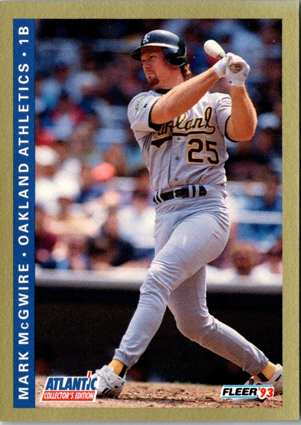 1993 Fleer Atlantic Mark McGwire #16