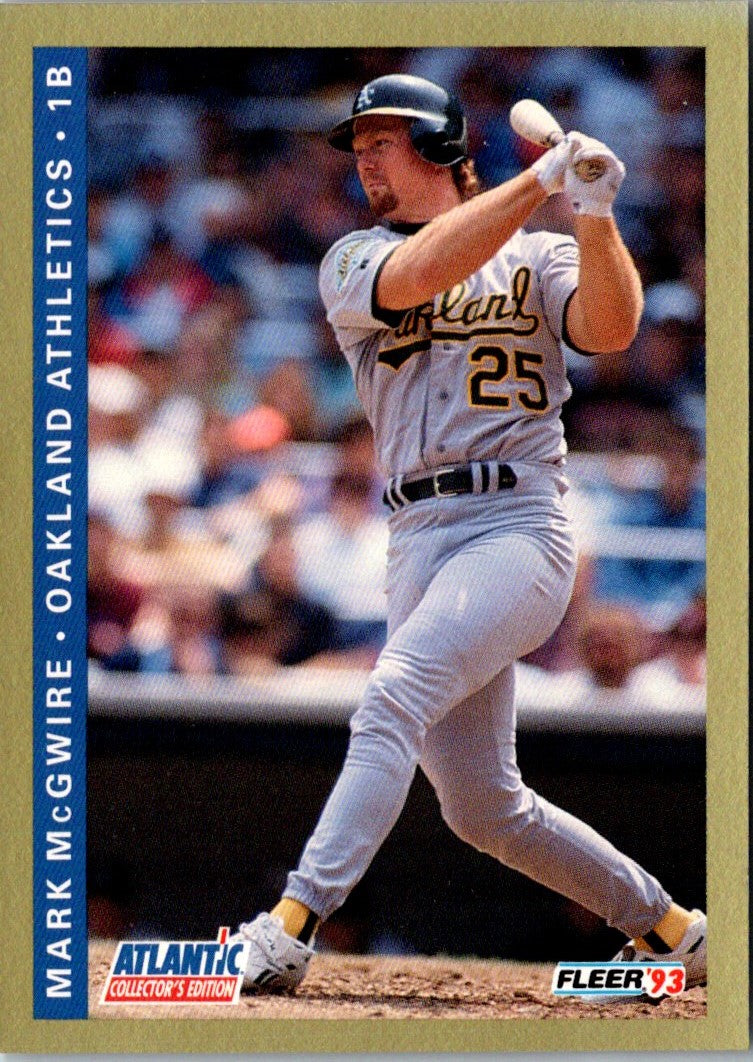 1993 Fleer Atlantic Mark McGwire