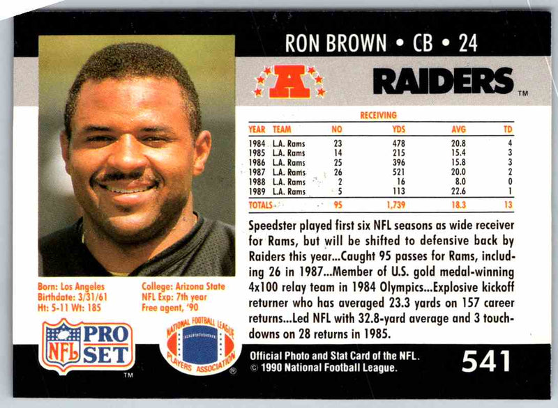 1990 Proset Ron Brown