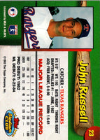 1993 Stadium Club Texas Rangers John Russell #23