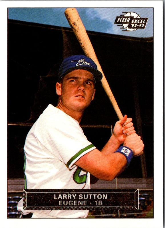 1992 Fleer Excel Larry Sutton #179