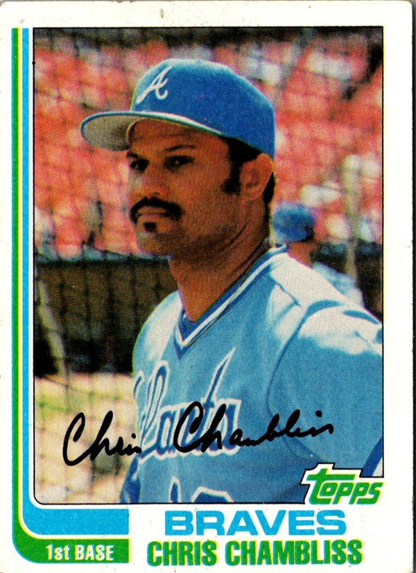 1982 Topps Chris Chambliss #320