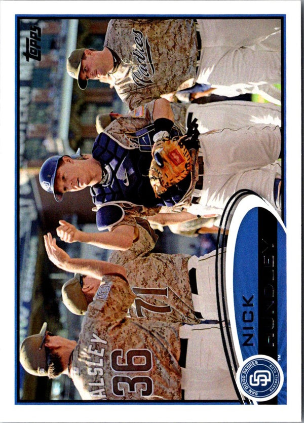 2012 Topps Nick Hundley #312