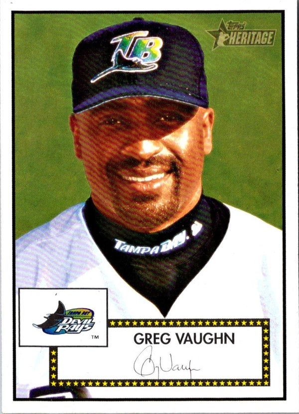 2001 Topps Heritage Greg Vaughn #151