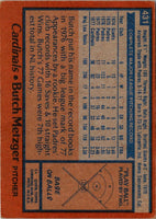 1978 Topps Butch Metzger #431