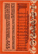 1988 O-Pee-Chee Jeff D. Robinson