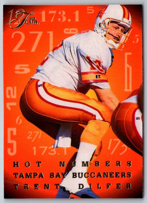 1995 Flair Hot Numbers Trent Dilfer #5