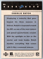 2001 Upper Deck Vintage Matinee Idols Charlie Batch #M6