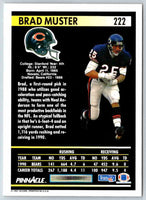 1991 Pinnacle Brad Muster #222