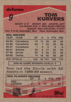 1989 Topps Tom Kurvers #9