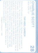 1989 Collegiate Collection North Carolina's Finest Charlie Scott