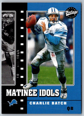2001 Upper Deck Vintage Matinee Idols Charlie Batch #M6