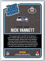 2016 Donruss Nick Vannett #388 Rookie