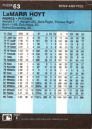 1984 Fleer LaMarr Hoyt