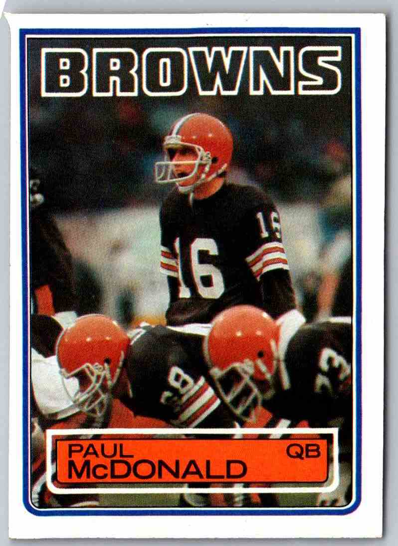 1983 Topps Paul McDonald