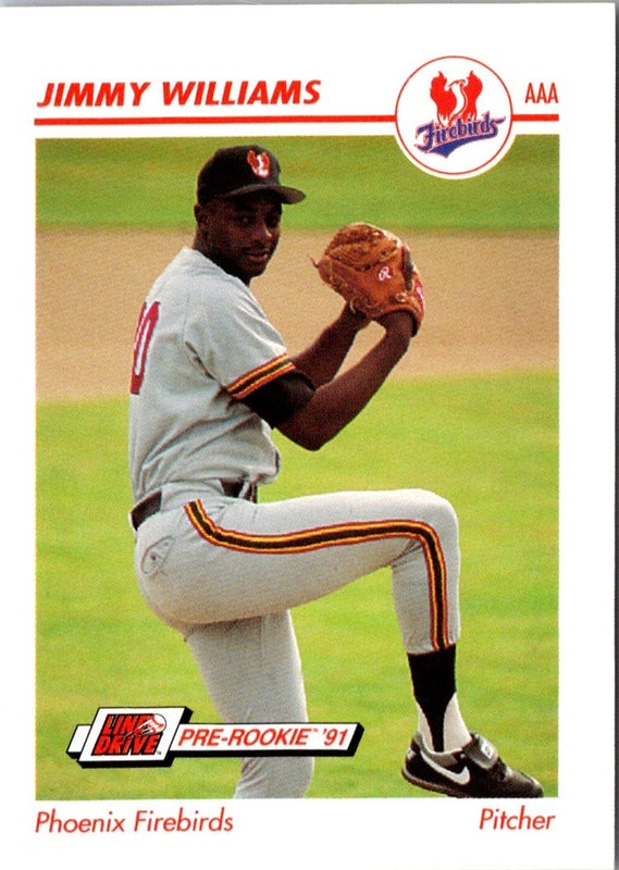 1991 Line Drive AAA Jimmy Williams #396