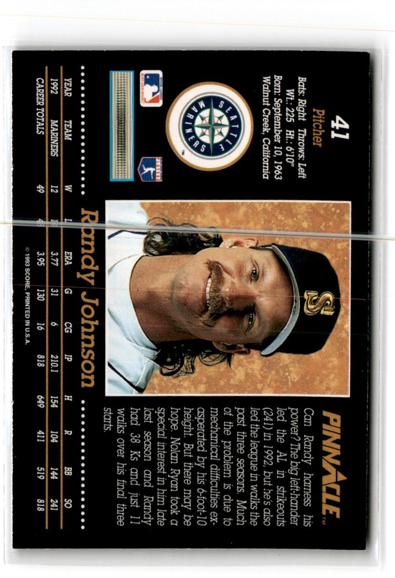 1993 Pinnacle Randy Johnson