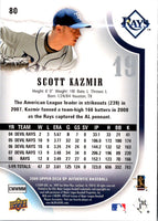 2009 SP Authentic Scott Kazmir #80