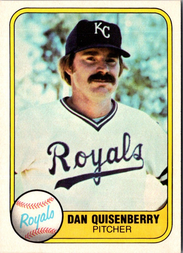 1981 Fleer Dan Quisenberry #31