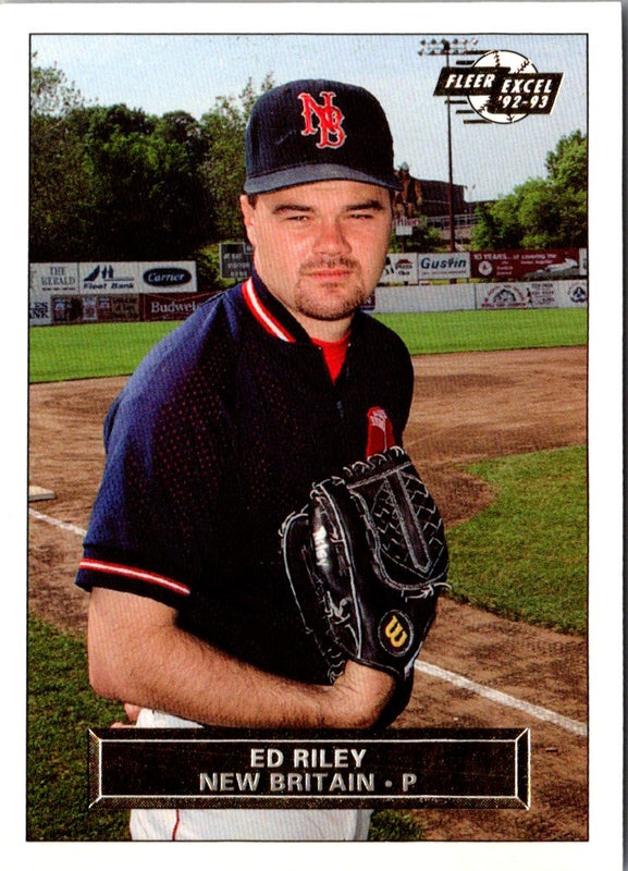 1992 Fleer Excel Ed Riley #136