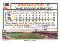 1992 Topps Bob Milacki #408