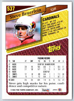 1993 Topps Steve Beuerlein #537
