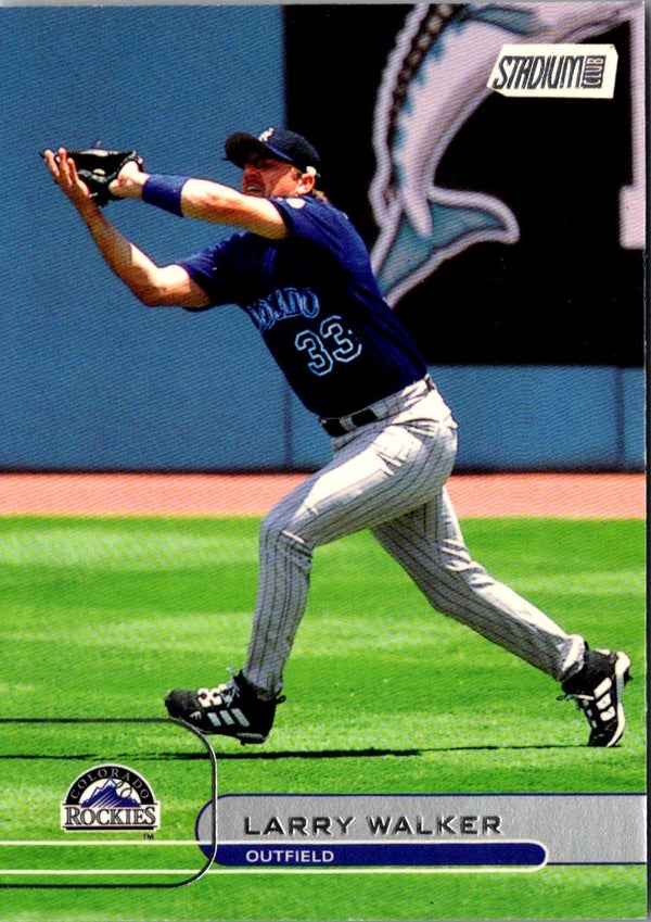 2002 Stadium Club Larry Walker #30