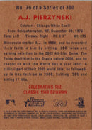 2006 Bowman Heritage A.J. Pierzynski