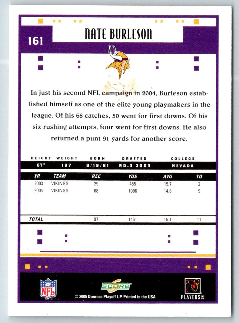 2005 Score Nate Burleson