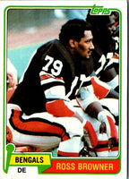 1981 Topps Ross Browner #152