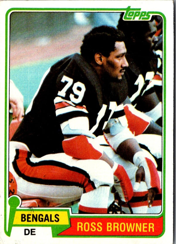 1981 Topps Ross Browner #152