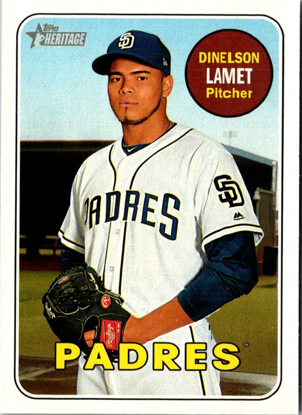 2018 Topps Heritage Dinelson Lamet #190