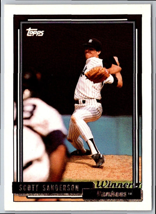 1992 Topps Scott Sanderson #480