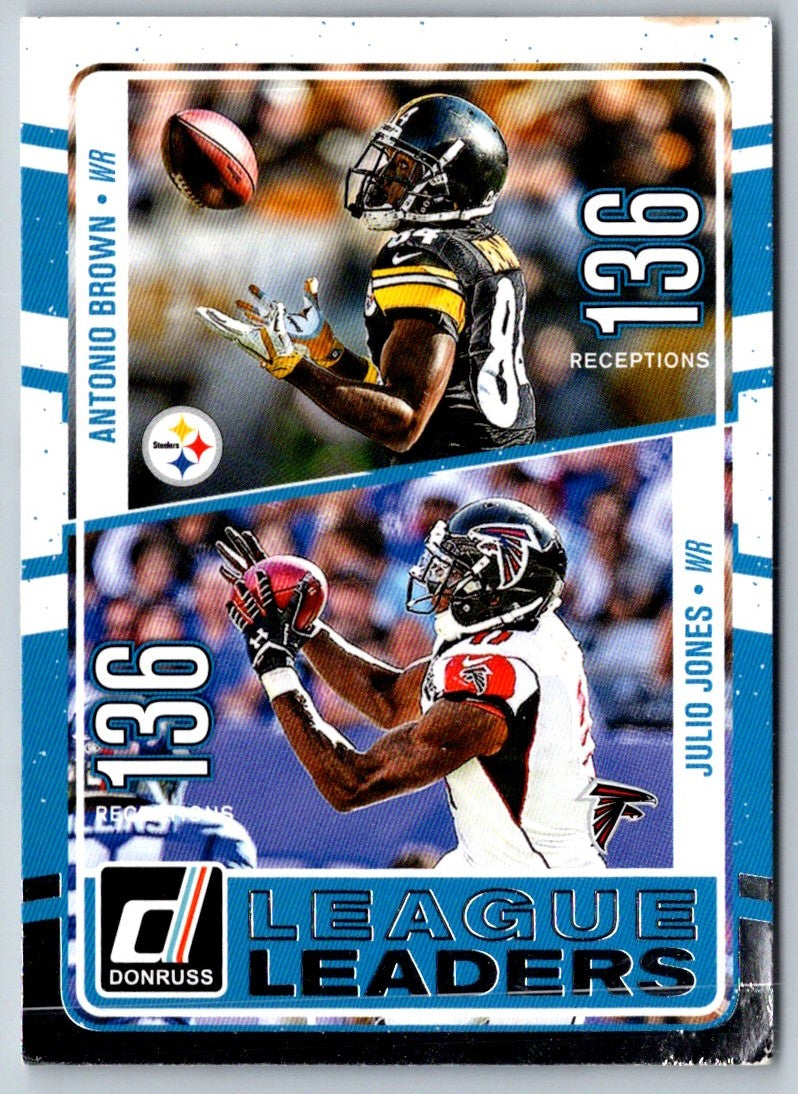 2016 Donruss League Leaders Antonio Brown/Julio Jones