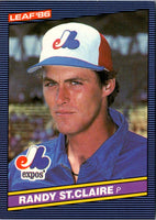 1986 Leaf Randy St. Claire #229