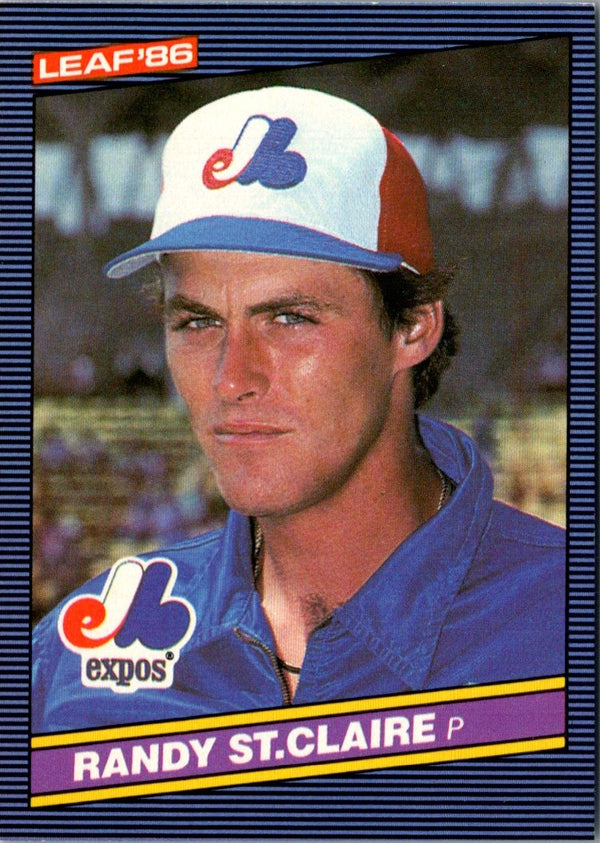 1986 Leaf Randy St. Claire #229