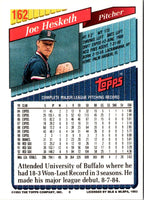 1993 Topps Joe Hesketh #162