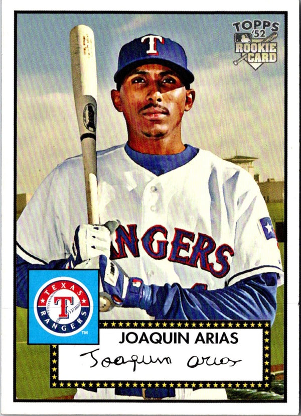 2007 Topps Rookie 1952 Edition Black Back Joaquin Arias #4