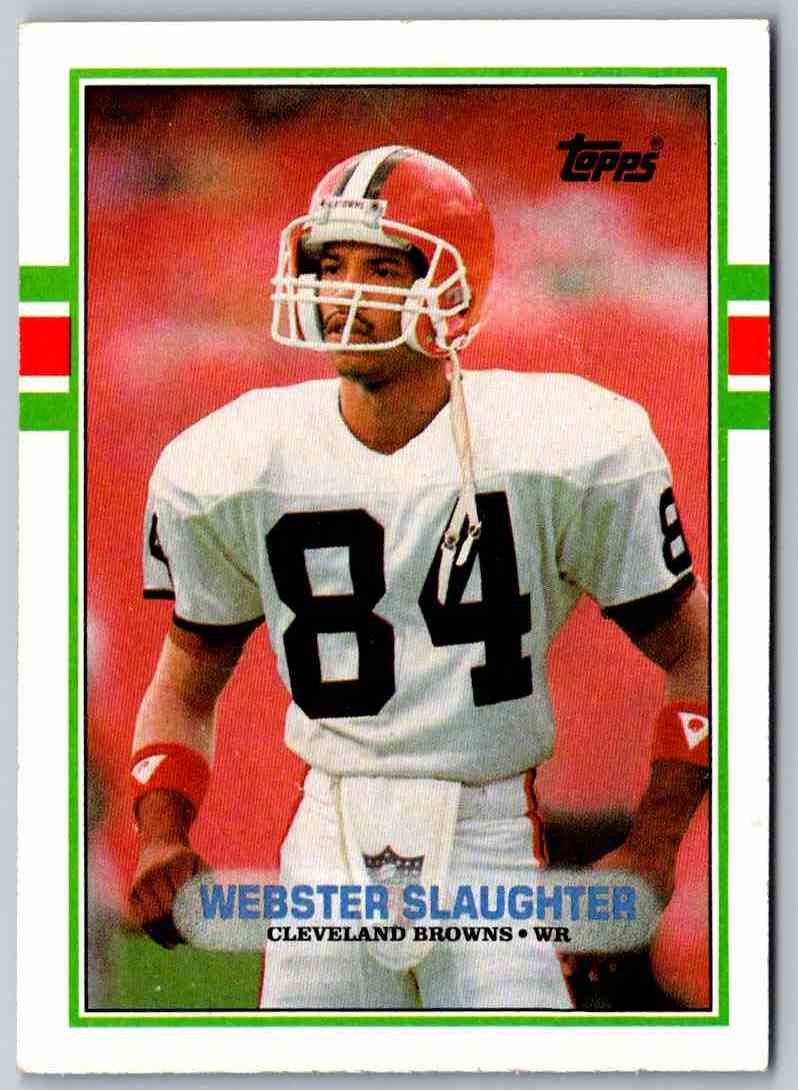 1989 Topps Webster Slaughter