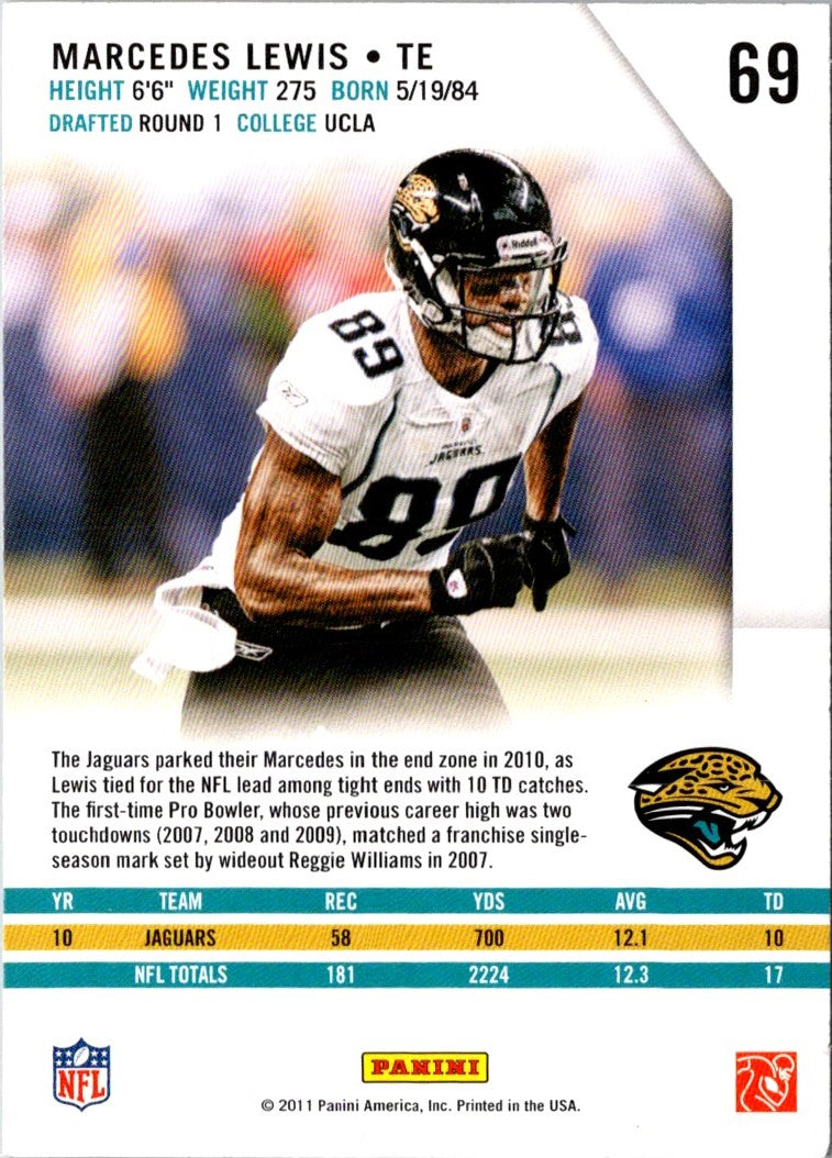 2011 Panini Certified Marcedes Lewis